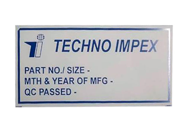 Eastern Metal Labels Mfg. Co. - Metal Name Plates Manufacturer In Kolkata, Aluminium Anodized Name Plates Manufacturer In Kolkata, Stainless Steel Name Plates Manufacturer In Kolkata, Metal Labels Manufacturer In Kolkata